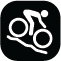 biking down icon